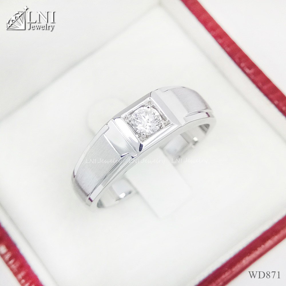 WD871 Single Diamond Ring