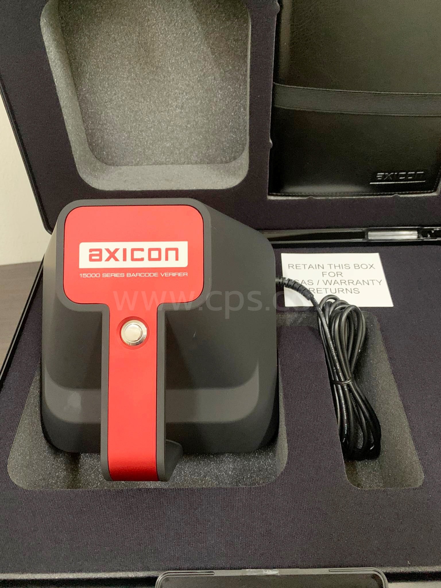Axicon 15200 Linear and 2D barcode verifier - cps