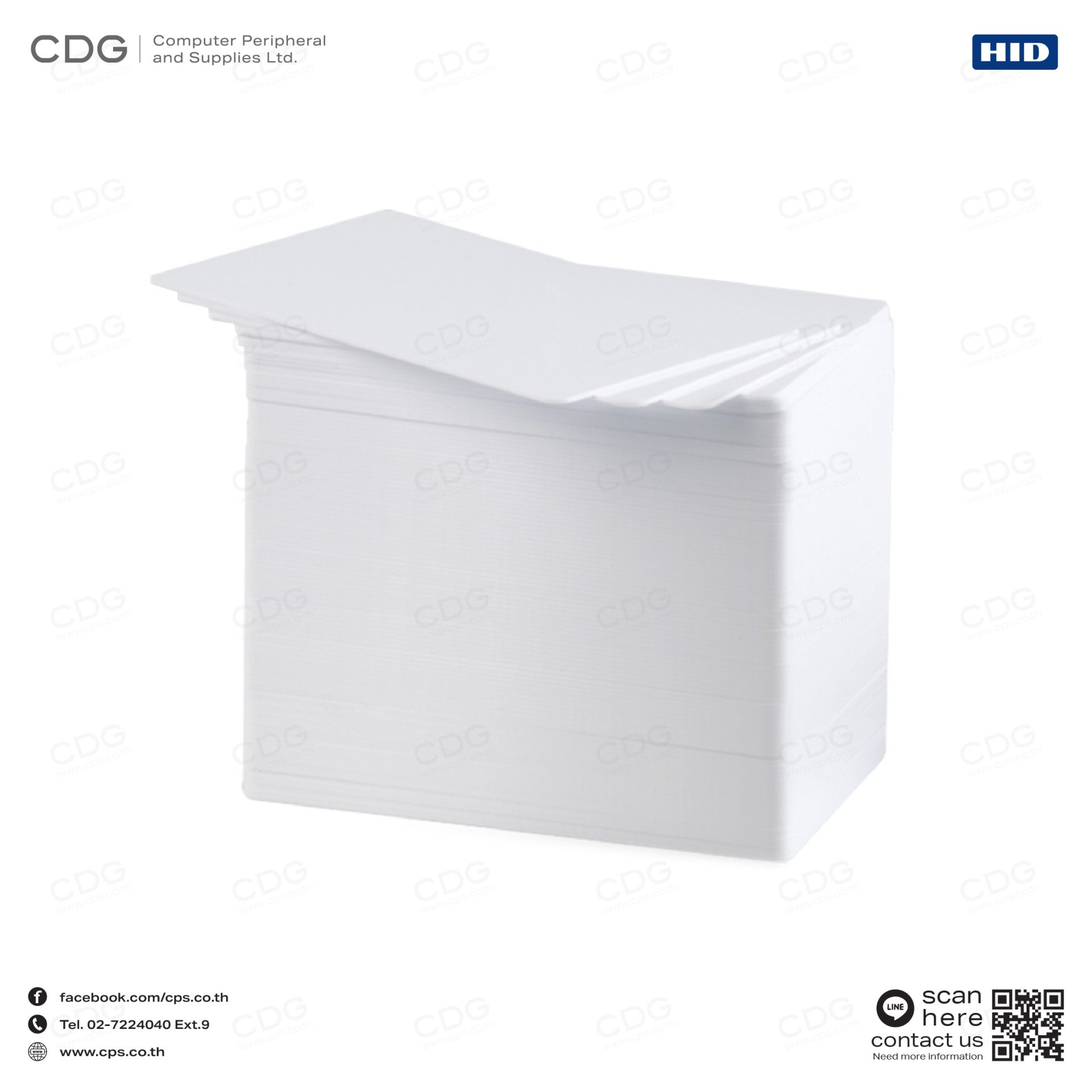 HID UltraCard CR80 PVC 100% Highest Quality ID Cards - cps