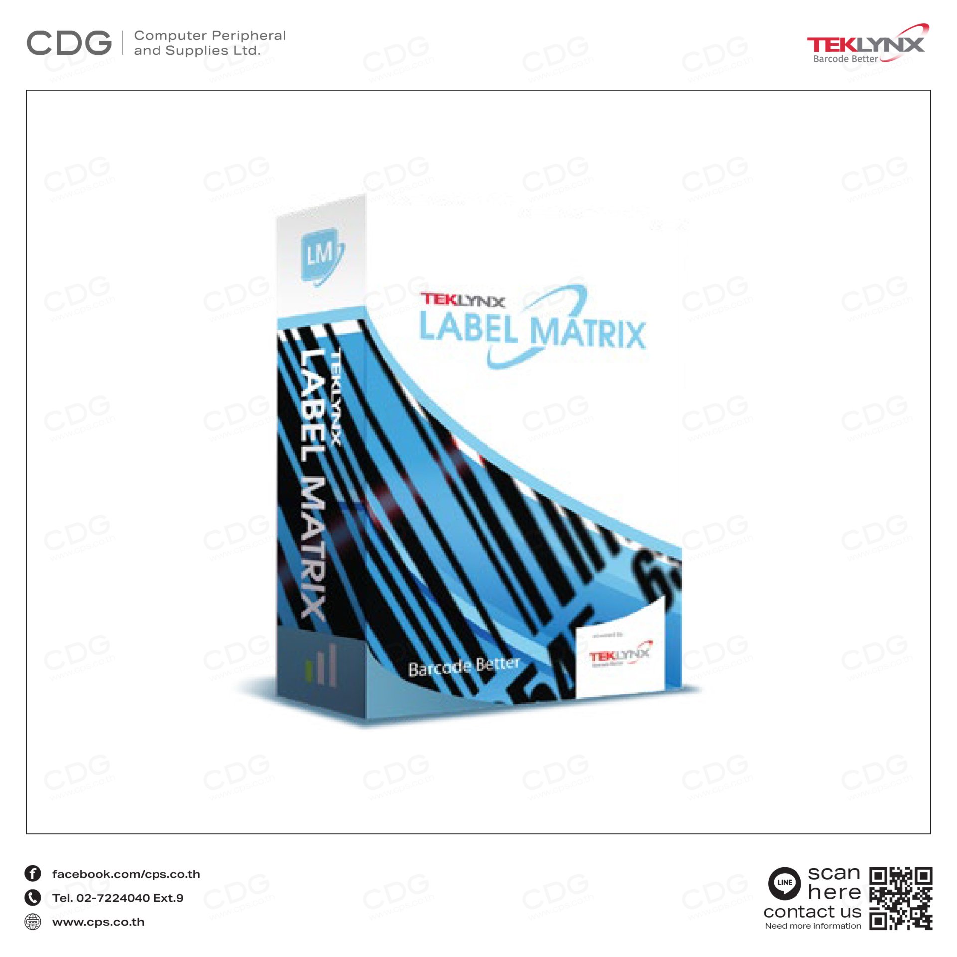 Program Label Matrix PowerPro Barcode Label Software cps