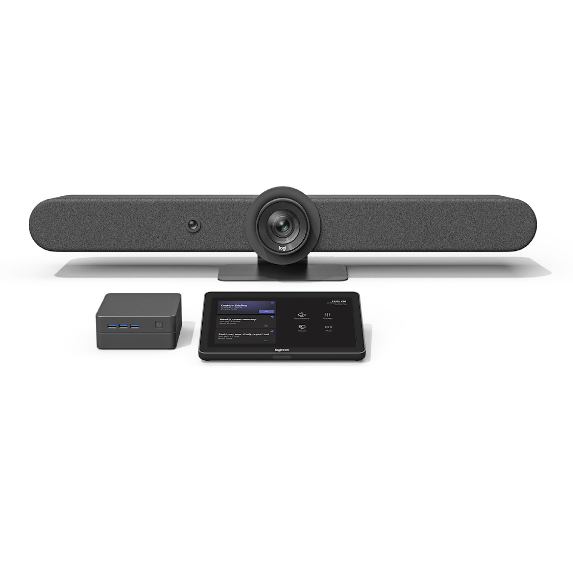 Logitech Rally Bar Graphite And Tap Solution Conference Cps Logitech Rally Bar Graphite And Tap Solution Conference Cps