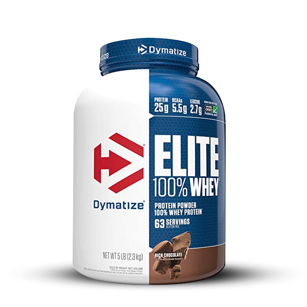Dymatize Nutrition Elite 100% Whey  - Whey Protein 5 Lbs.