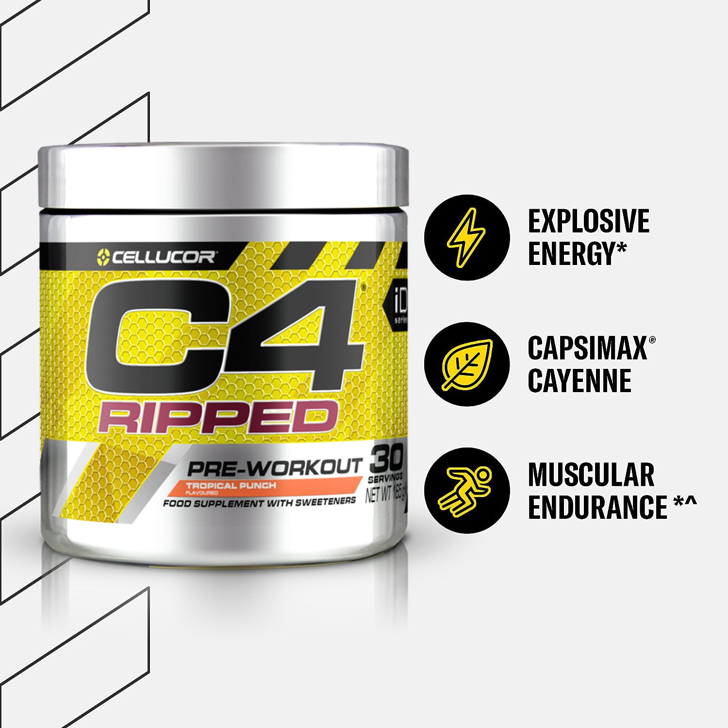 CELLUCOR C4 Ripped PreWorkout 30 Serving topfitprotein