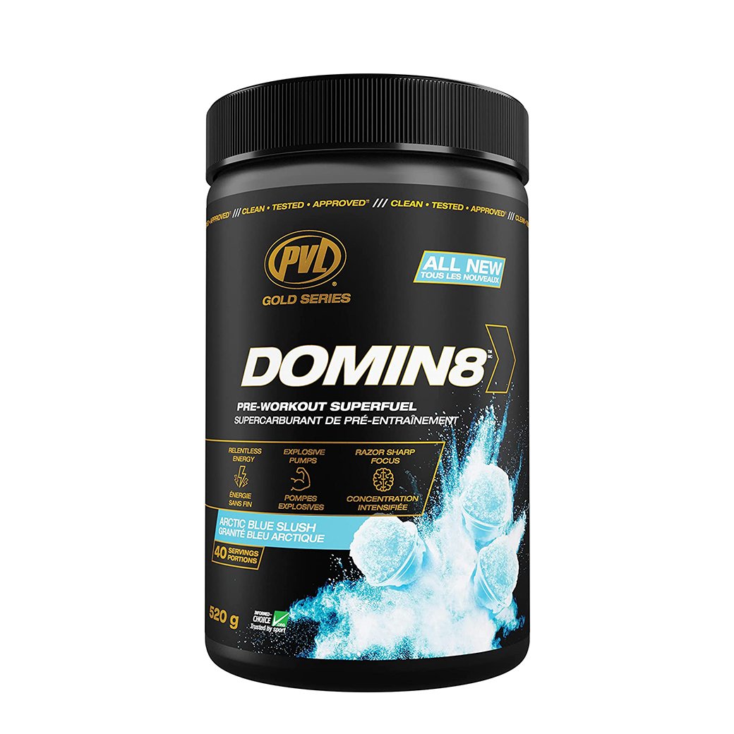 PVL Gold Series Domin8 - Pre-Workout Superfuel 520g (40 Serving)