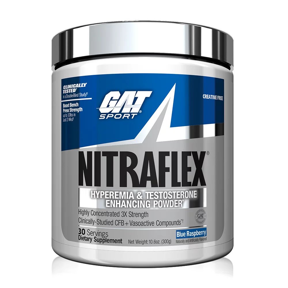 GAT Sport Nitraflex Advanced Pre Workout Powder - 30 Serving