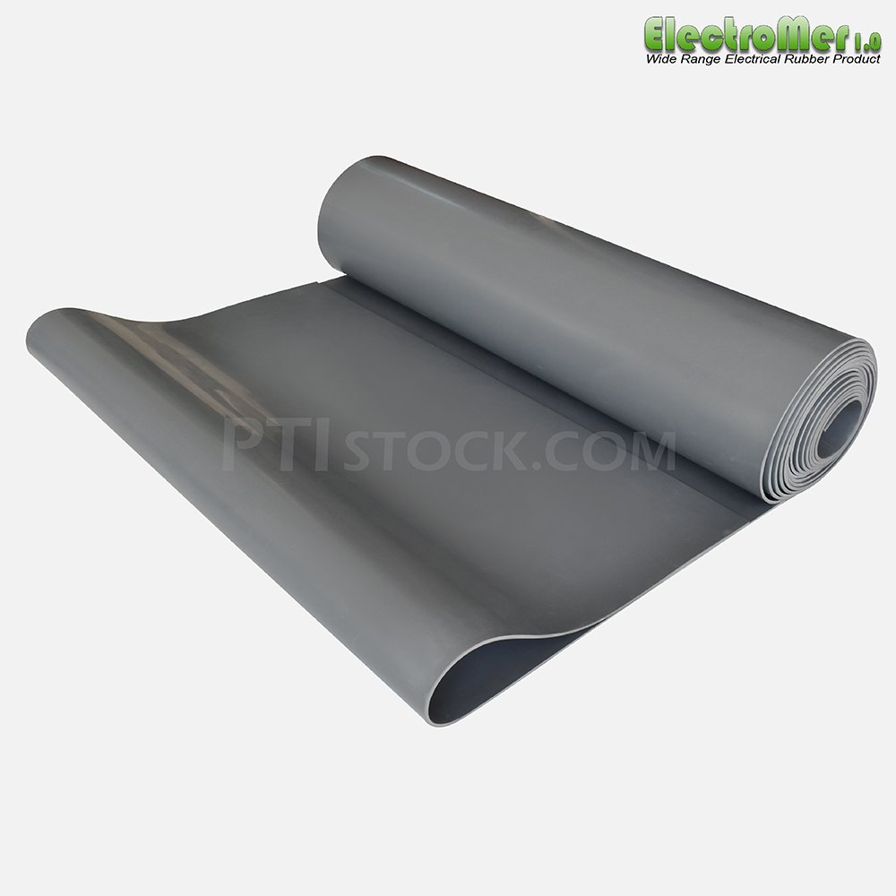 Grey Electrical Insulating Rubber Mat 5 mm