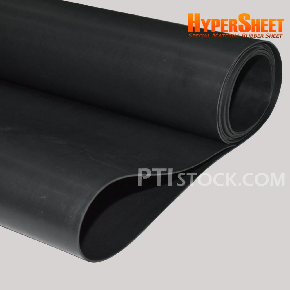 Black VITON (FKM/FPM) Rubber Sheet , Thickness 1.5 Mm . HyperSheet Tel ...