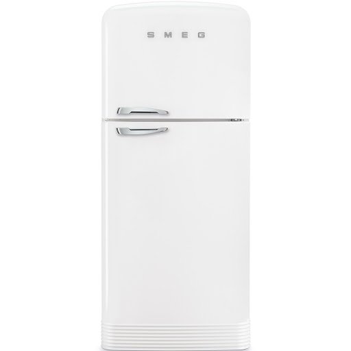 White retro deals fridge freezer