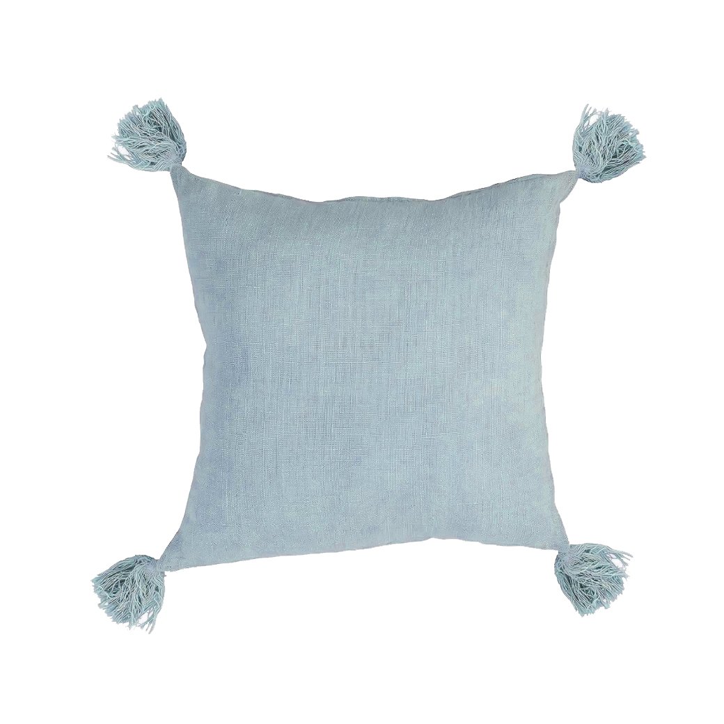 Linen Cushion Blue