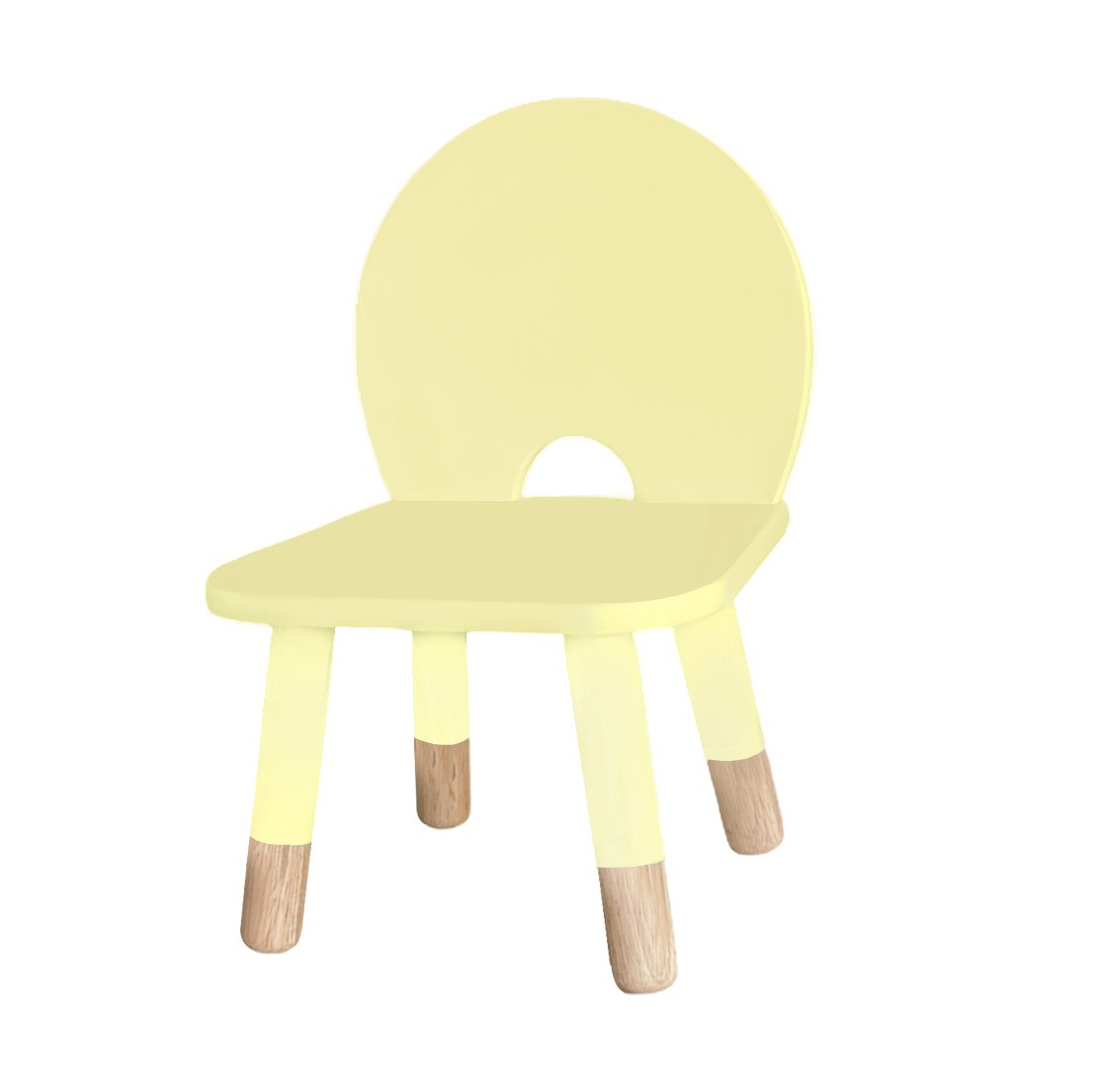 เก้าอี้เด็ก มาการอง สีเหลือง
