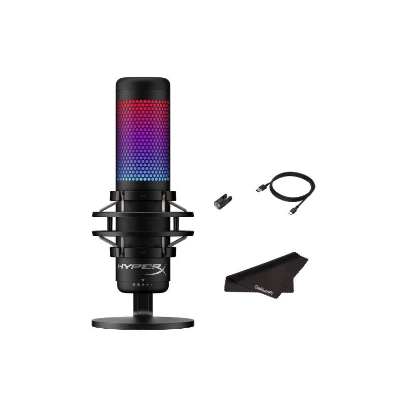 HYPERX MICROPHONE QUADCAST S - BLACK (4P5P7AA) HYPERX MICROPHONE QUADCAST S - BLACK (4P5P7AA)