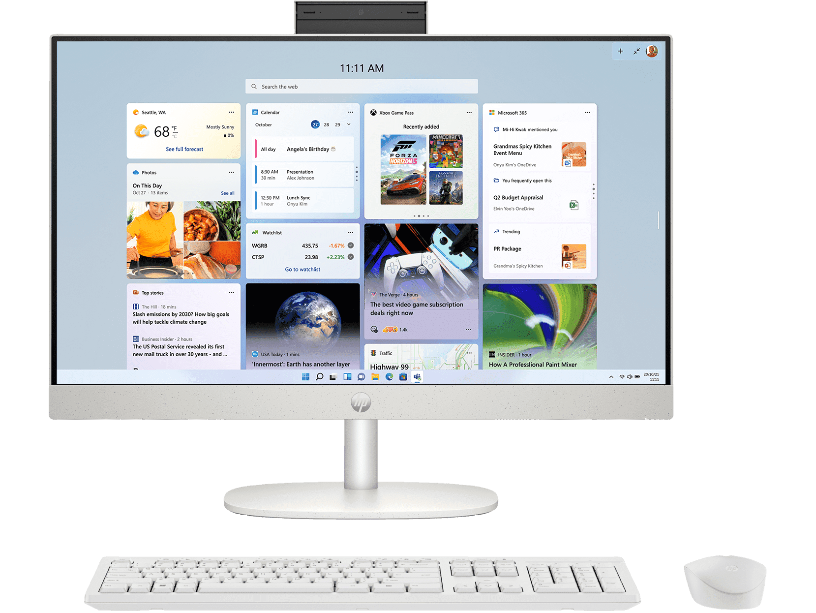 AIO HP 24-CR0103D Ci5-1335U/16GB/M.2 512G/23.8''FHD/WIN 11 H+OF H/S+365 BASIC