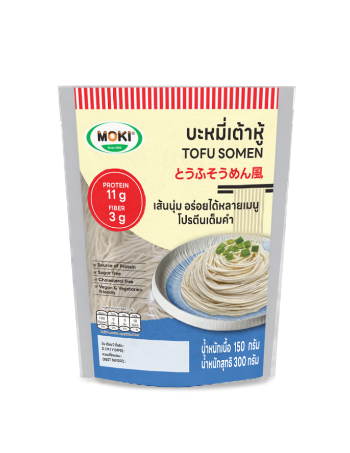 MOKI บะหมี่เต้าหู้พร้อมทาน