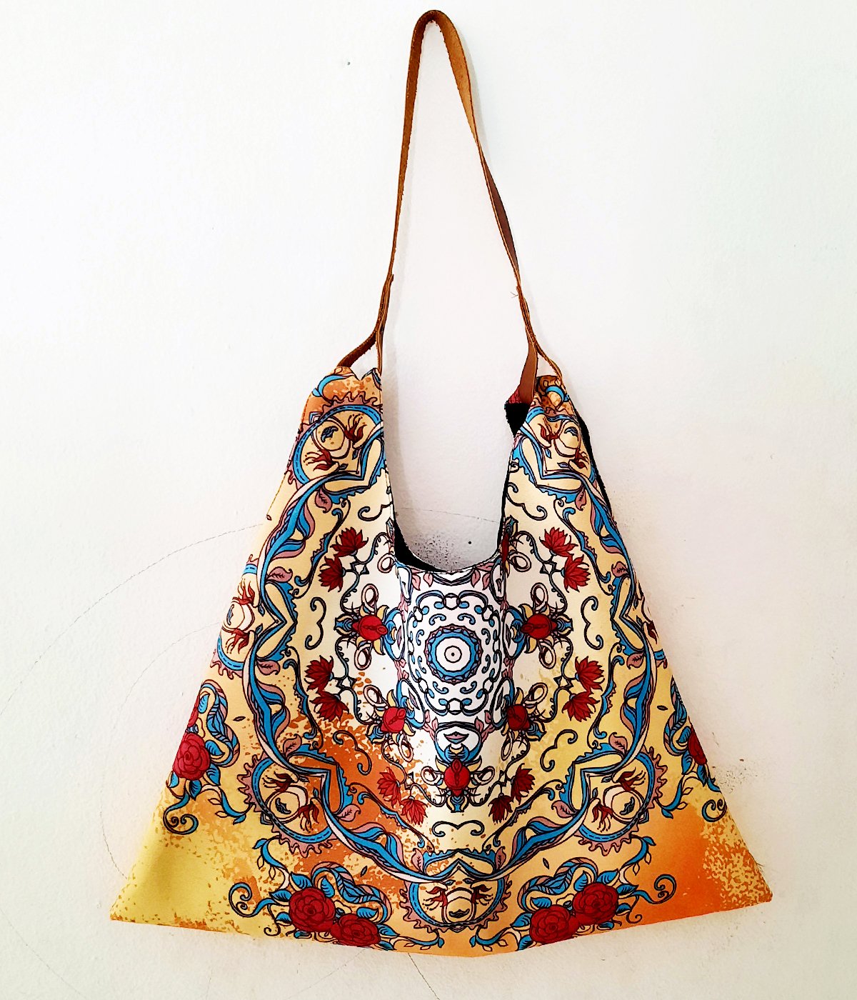 Triangle Bag / Tote Bag / Canvas Bags / Canvas Tote/ Free Shipping