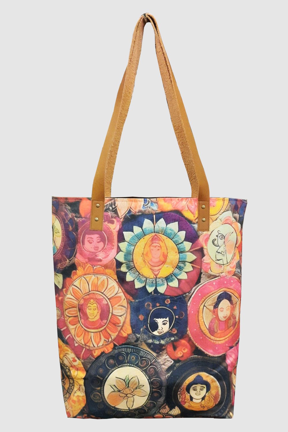 Ethnic Tote Bag / Canvas Tote Bag