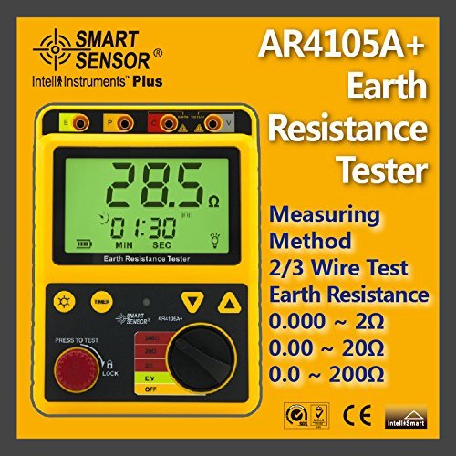 AR4105A / SMART SENSOR เครื่องวัดความต้านทานดิน EARTH RESISTANCE TESTER / ราคา