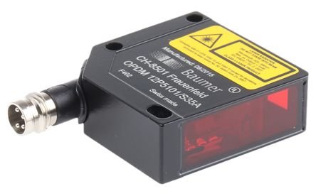 Baumer Retro-Reflective Photoelectric Sensor 7 m Detection Range PNP IP67 Barrel Style OPDM 12P5101/S35A / ราคา 