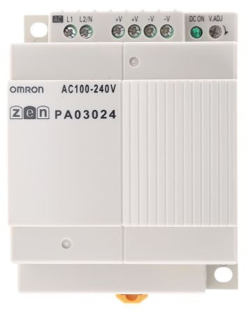 ZENPA03024 , ออมรอน พีแอลซี  / ราคา Omron PLC Power Supply ZEN-PA Series Series ZEN, 100 → 240 V ac, 24V dc, 1.3 A 30W 90 x 70 x 56 mm