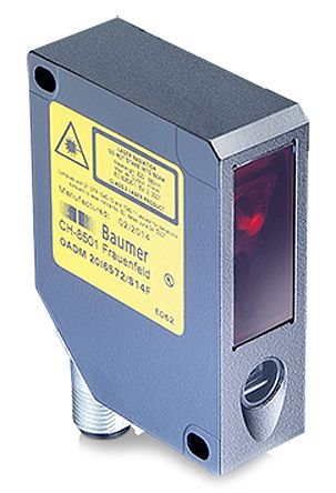 OADM Series , Baumer Background Suppression Photoelectric Sensor 30 → 130 mm Detection Range Analogue, PNP IP67 Block Style / ราคา 