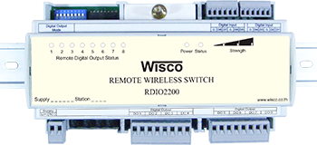 RDIO2200 WISCO : สวิทช์ควบคุมแบบไร้สาย Remote Wireless Switch (Type A) / ราคา 