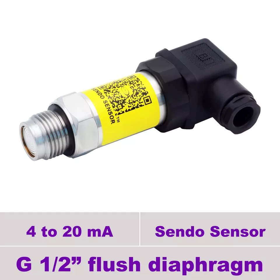 SENDO , 0…100 bar SS402 เซนเซอร์วัดความดัน Pressure Tramsmitter Flash Diaphragm 4-20mA G1/2" / ราคา