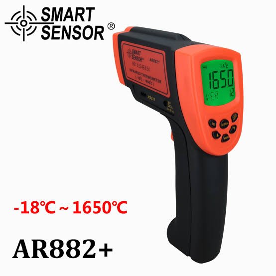 Smart Sensor AR882+ (-18ºC ~ 1650ºC) อินฟราเรดเทอร์โมมิเตอร์ INFRARED THERMOMETERS / ราคา