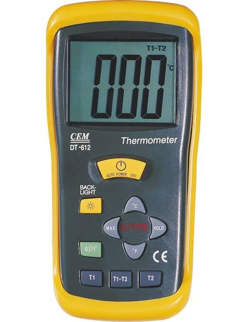 DT-612 / CEM เครื่องวัดอุณหภูมิ THERMOCOUPLE THERMOMETER 2 CHANNELS / ราคา