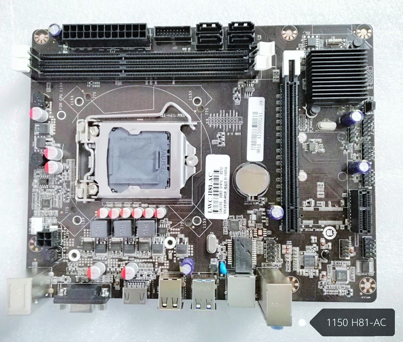 Mianboard 1150 H81-AC ลงวินโดว์ไม่ได้ หรือมีอาการภาพลาย