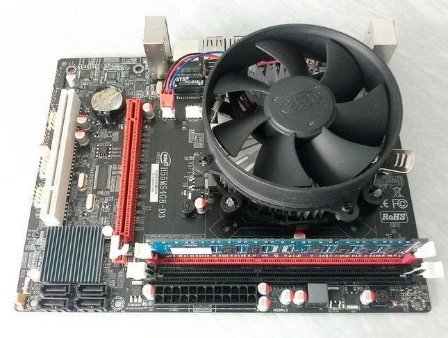 Mainboard H55+i5+CPU Cooler ลงวินโดว์ไม่ได้ ค้าง รีสตาร์ท จอฟ้า