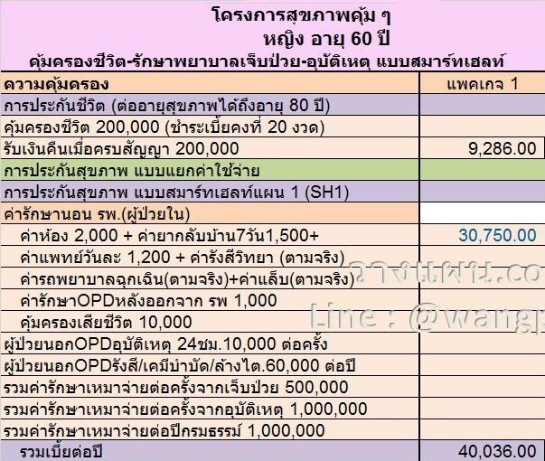 ประกันสุขภาพ