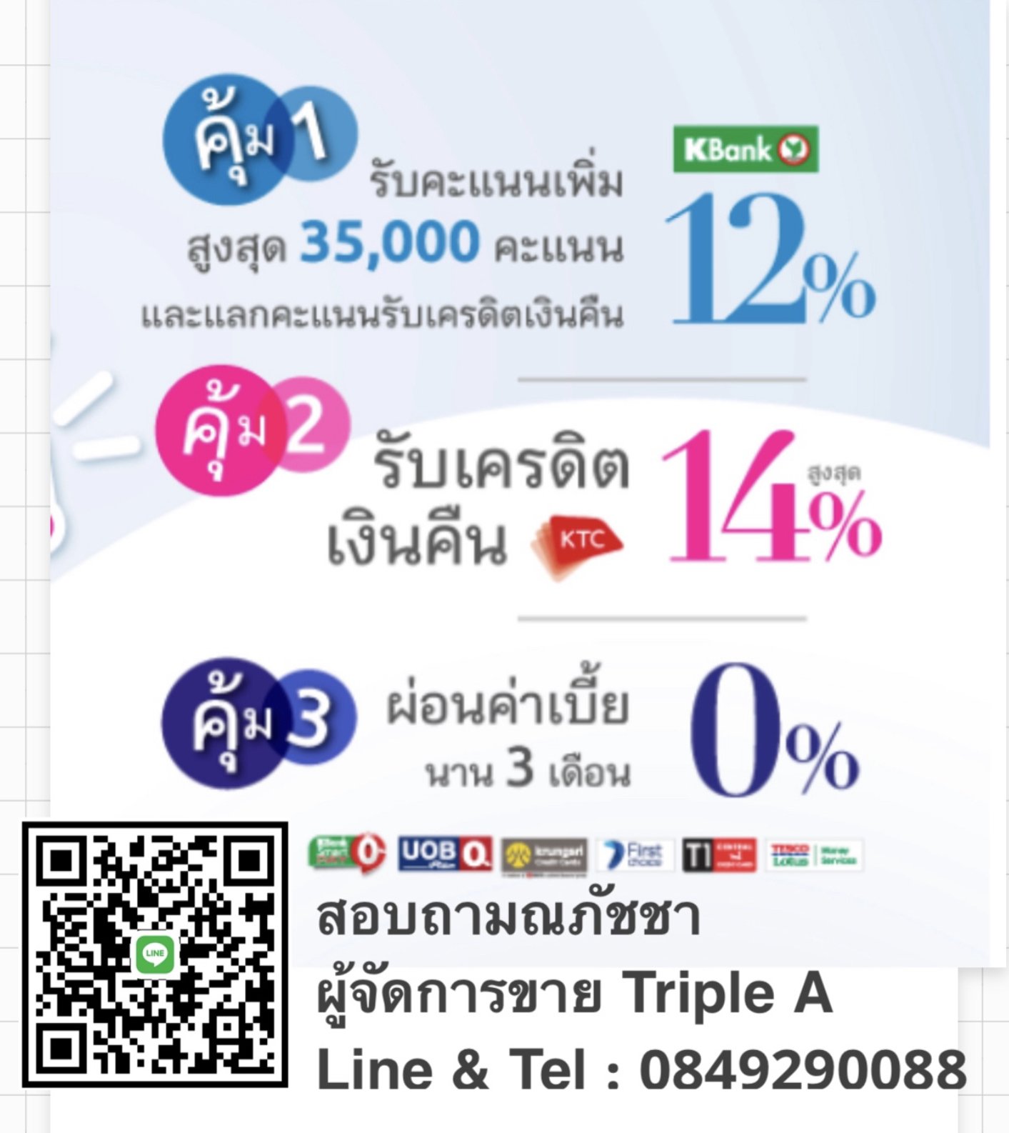 โปรโมชั่นบัตรเครดิต