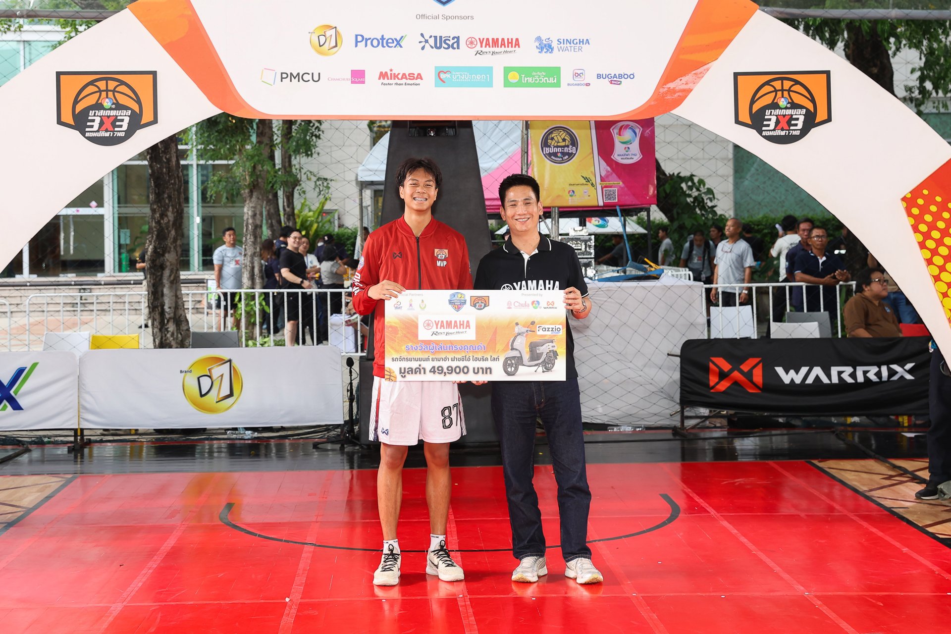 ยามาฮ่าอัดฉีด FAZZIO Hybrid Lite มอบรางวัล MVP ศึกบาสเกตบอล 3x3 นักเรียนชาย แชมป์กีฬา 7HD 2026
