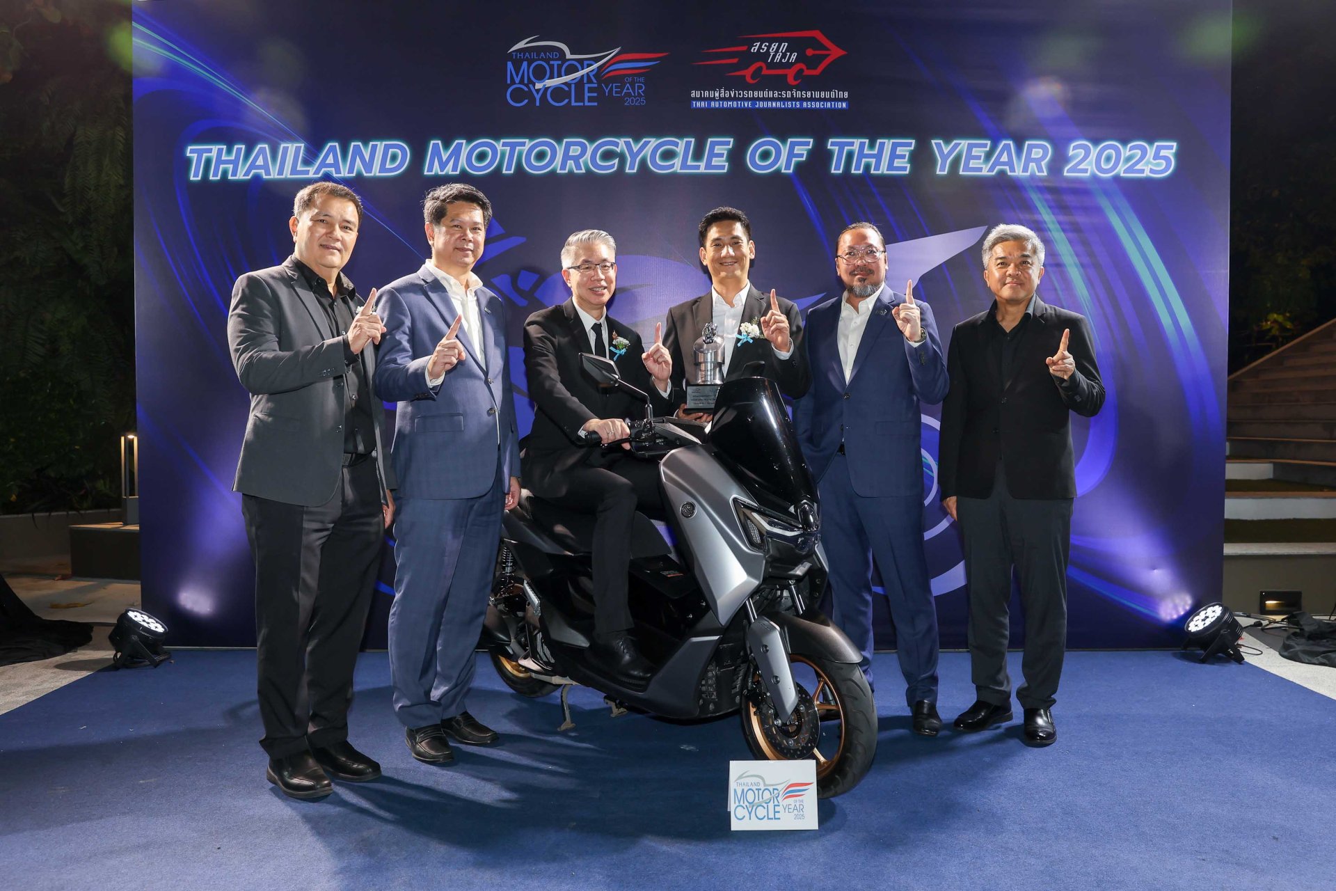 All New YAMAHA NMAX TECH MAX คว้ารางวัลใหญ่ Motorcycle of The Year 2025  จากสมาคมผู้สื่อข่าวรถยนต์ และรถจักรยานยนต์ไทย