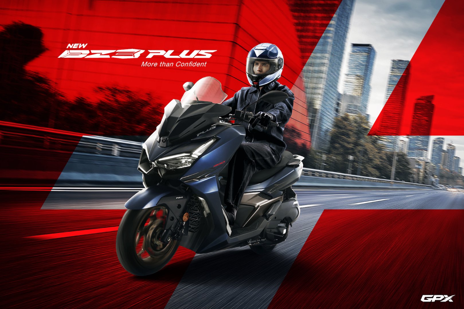 เปิดตัว! GPX DZ3 Plus สกู๊ตเตอร์พรีเมียมสปอร์ต คลาส 300 อัปเกรดเทคโนโลยี กล้องหน้า-หลัง, จอสี TFT Mirror Screen  ในราคาไม่ถึงแสน!