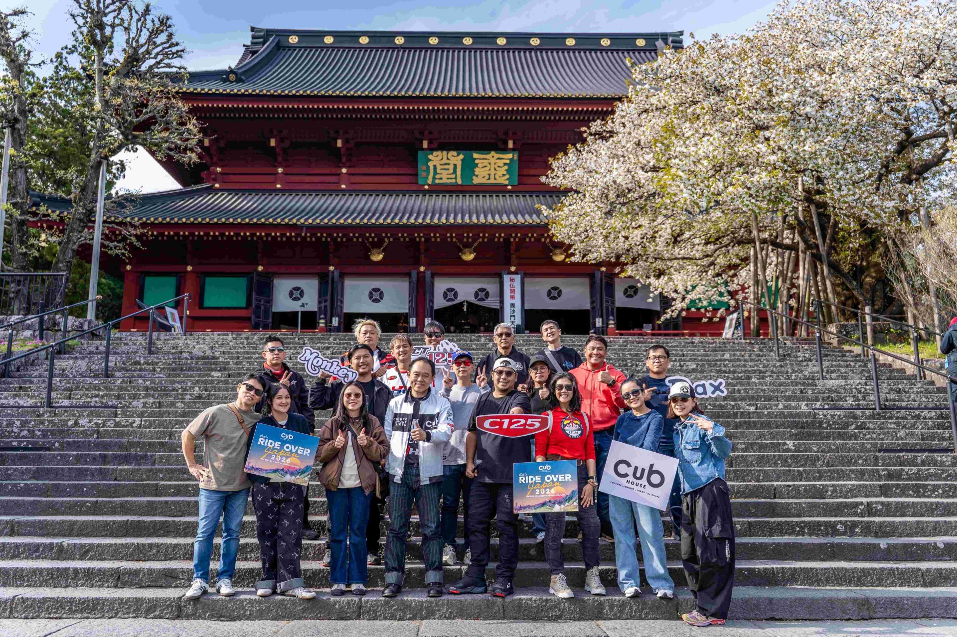 CUB House by Honda พาเปิดประสบการณ์ Glamping ที่ญี่ปุ่น Lets Ride Over JAPAN 2026 ทริปสุดเอ็กซ์คลูซีฟ ลงสนาม Motegi ครั้งแรก พร้อมสัมผัสความงดงามของซากุระตลอดเส้นทาง
