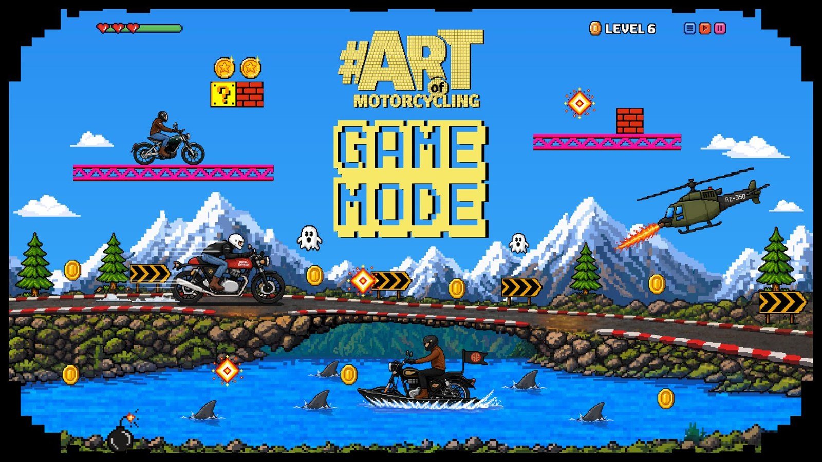GAME MODE ON! โรยัล เอ็นฟีลด์ ท้าดีไซเนอร์ไทยวาดโลกสองล้อสไตล์ 16-BIT ประกวดในแคมเปญระดับโลก #ArtOfMotorcycling ซีซัน 6