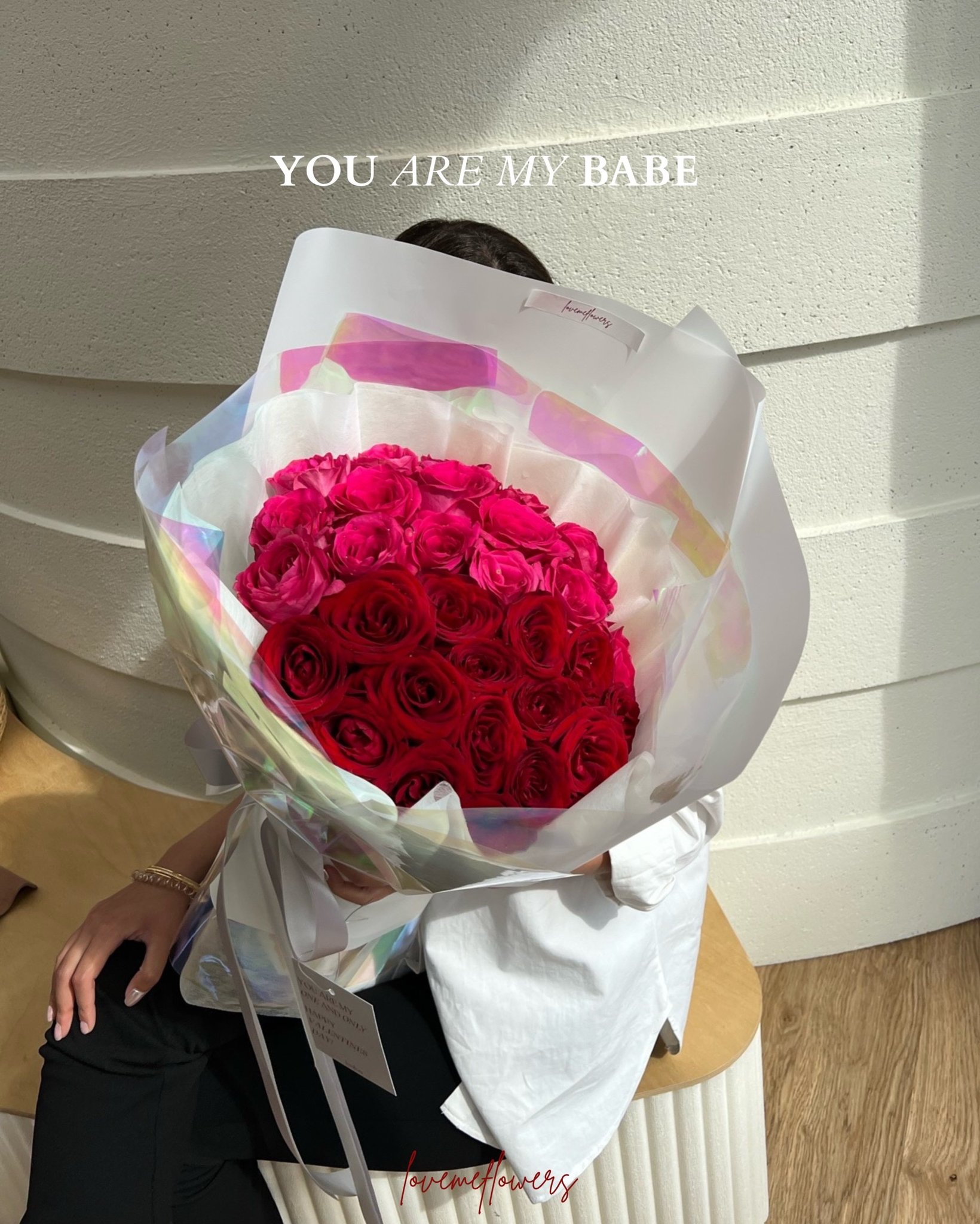 YOU ARE MY BABE bouquet