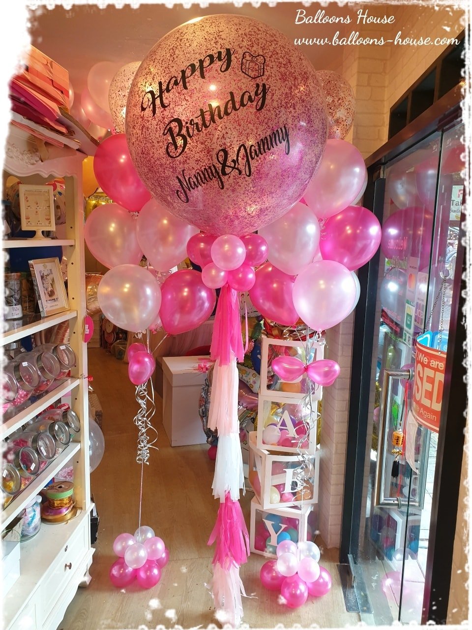 Chocky Pink Birthday Set