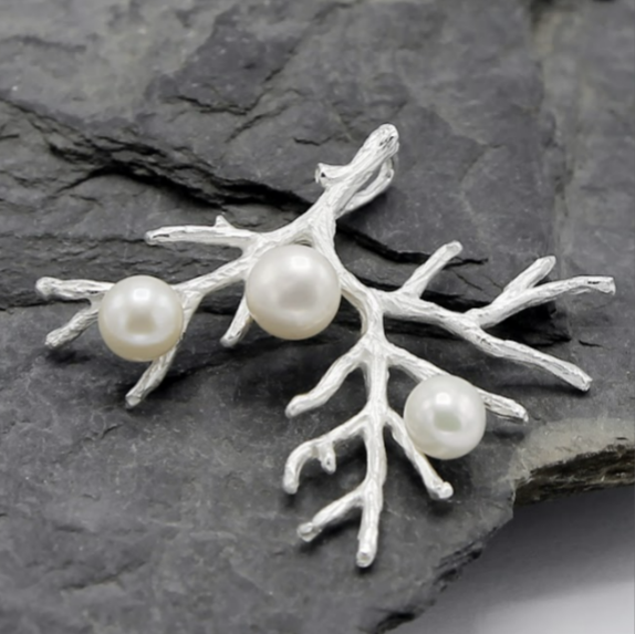 Staghorn coral Shape Pendant Silver 925