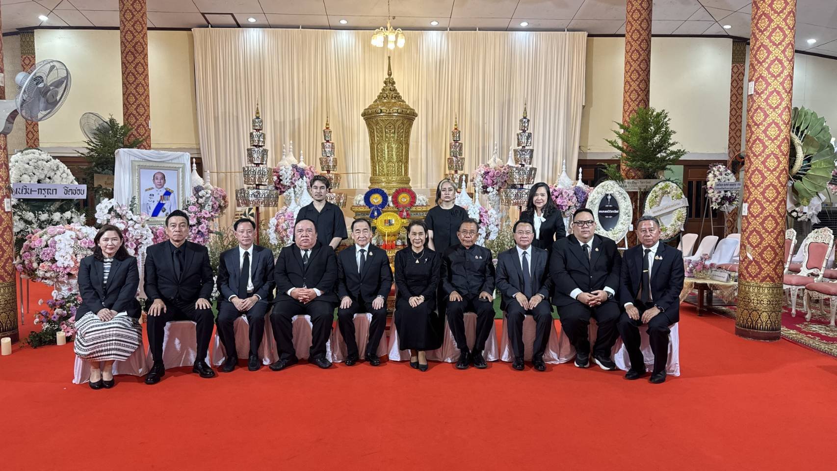 นายกสมาคม พตส. เข้าร่วมพิธีสวดอภิธรรมคู่สมรสของ ดร.กนกวรรณ วิลาวัลย์ อุปนายกสมาคมฯ 