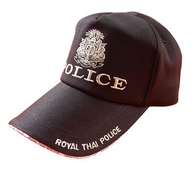 หมวกทรงCAP ปักตราสัญญาลักษณ์ตำรวจ แซนวิทปีก ปัก ROYAL THAI POLICE