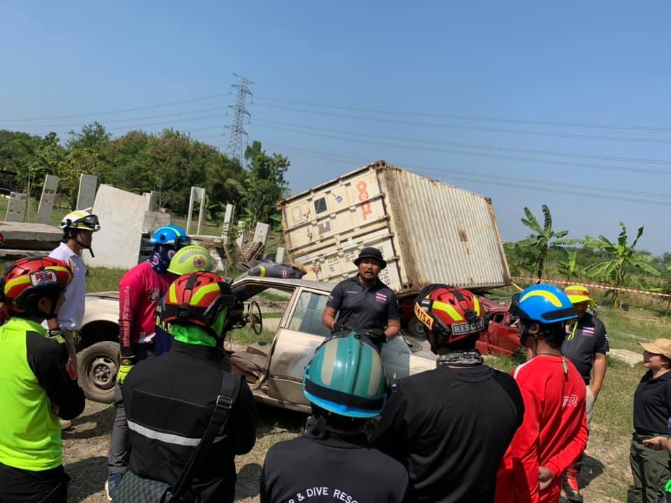 หลักสูตรการกู้ภัยกรณีเกิดอุบัติเหตุกับยานพาหนะขนาดใหญ่ Vehicle Rescue and Extrication Truck Level 2 ครั้งที่ 1
