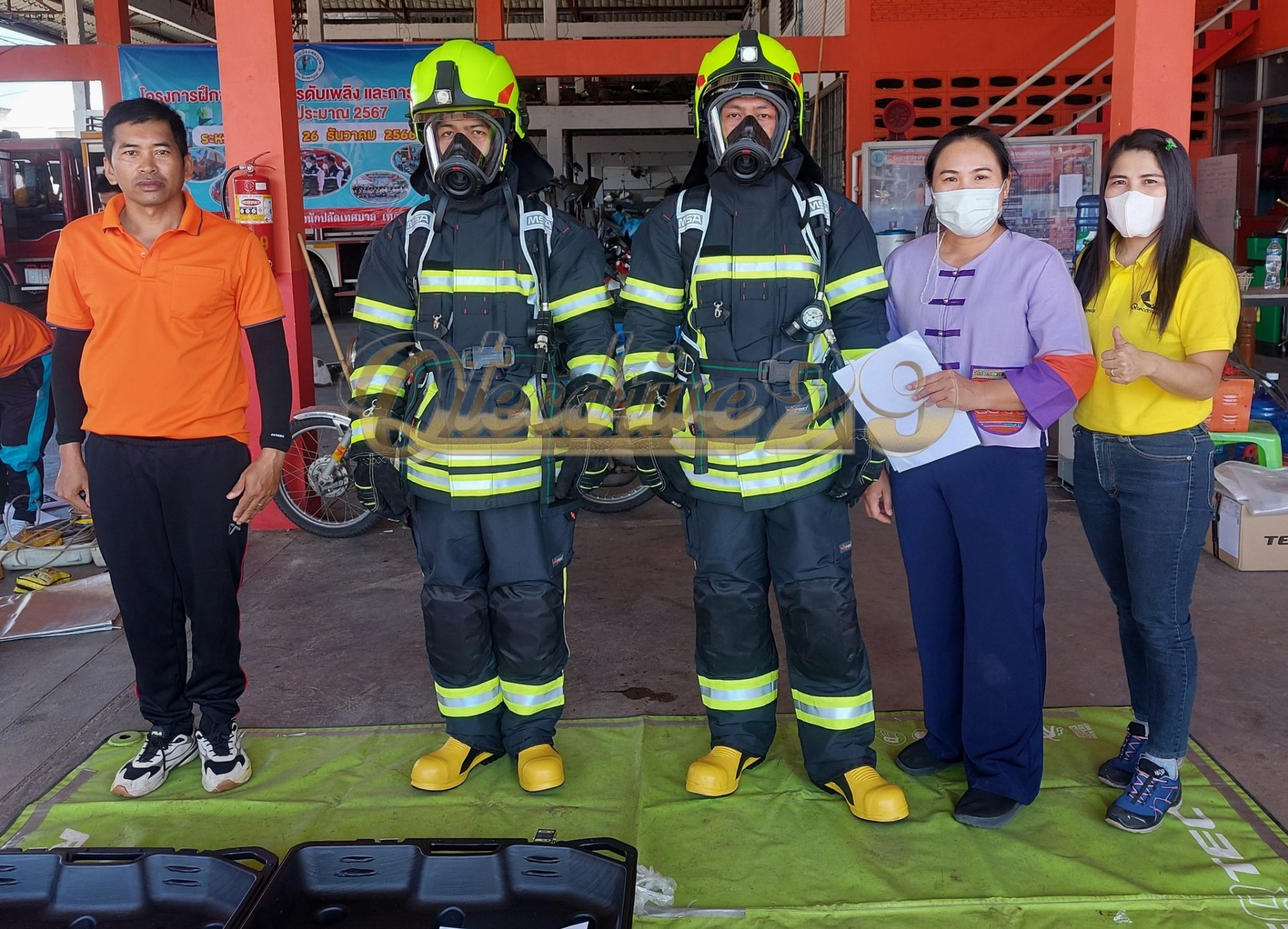 ผลงานของเราส่งมอบชุดดับเพลิงTEXPORT ผลงานของเราส่งมอบชุดดับเพลิงTEXPORT