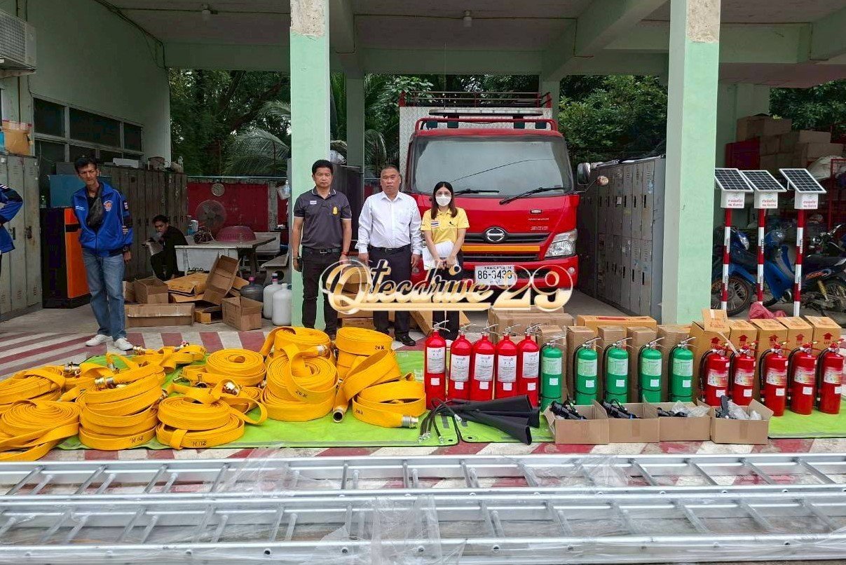 ผลงานการส่งมอบ วัสดุเครื่องดับเพลิง