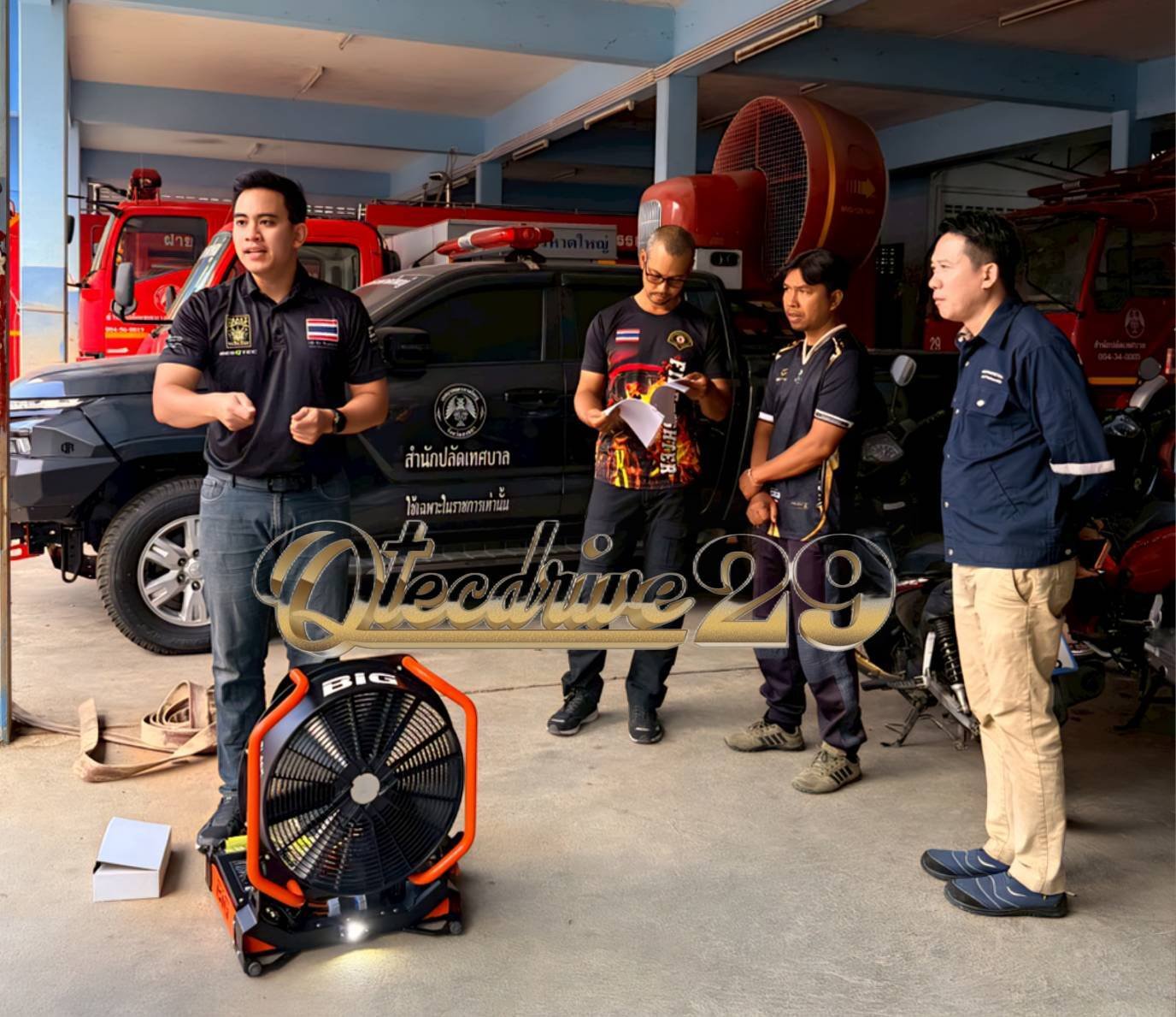 ผลงานการส่งมอบ Qtecdrive29 "พัดลมระบายควัน (PPV)"