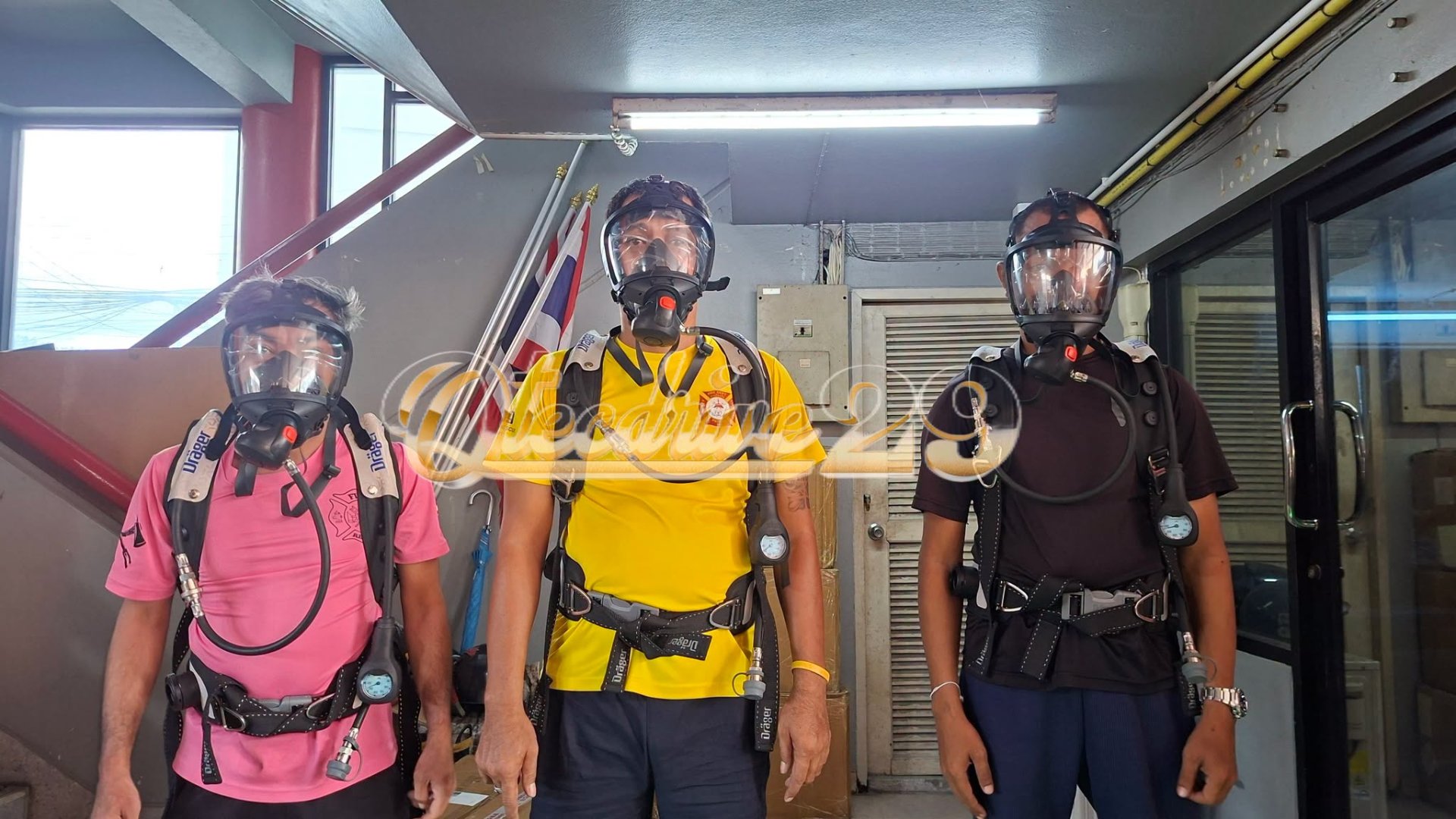 มาแล้วกับผลงานการส่งมอบ SCBA ของเรา QTECDRIVE29 
