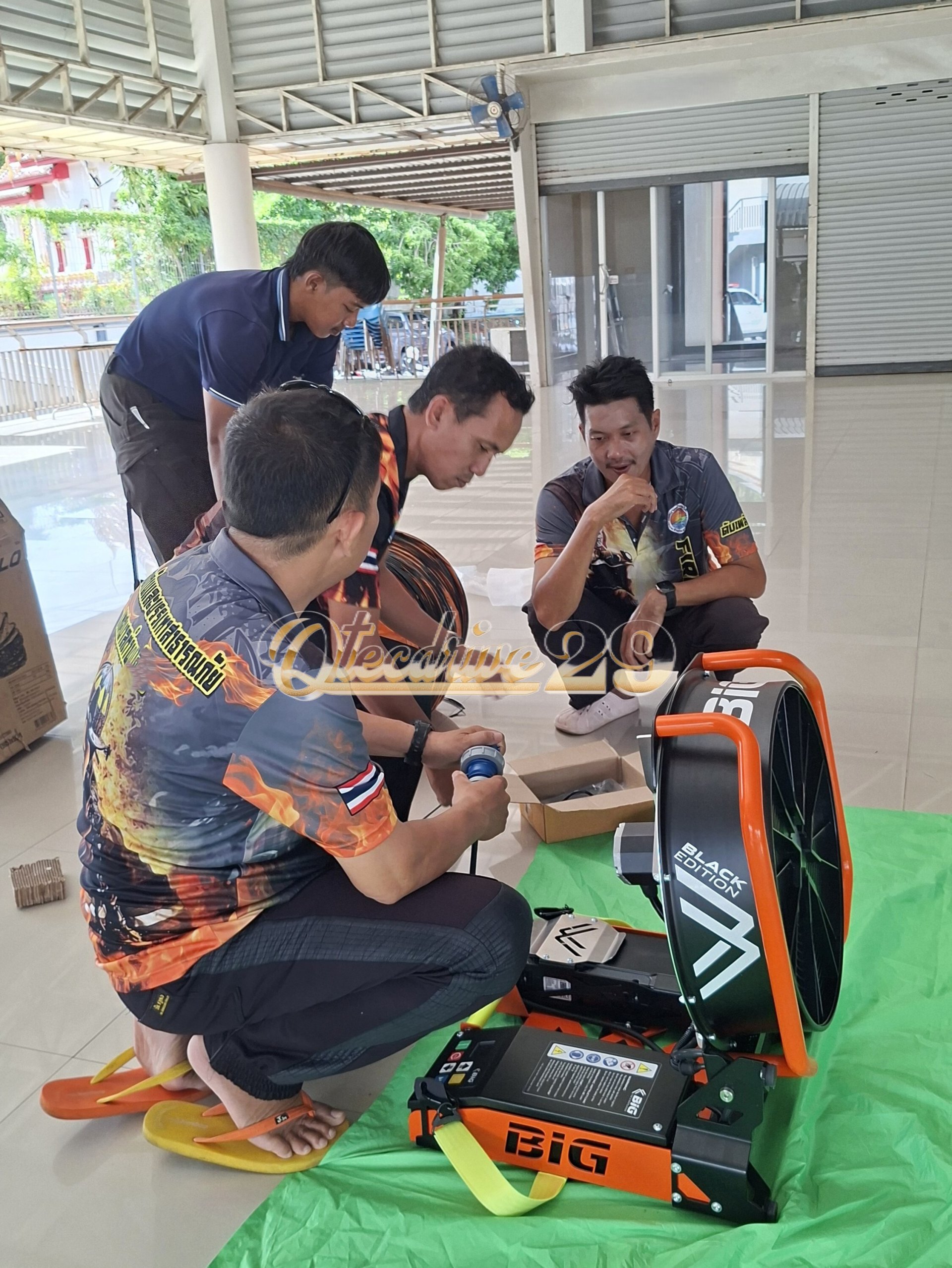 ผลงานการส่งมอบ Qtecdrive29 พัดลมระบายควัน (PPV) นวัตกรรมใหม่