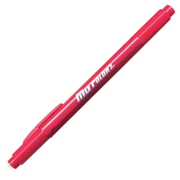 ปากกา MY COLOR 2 หัว DONG-A NO.22 สีชมพูสะท้อนแสง