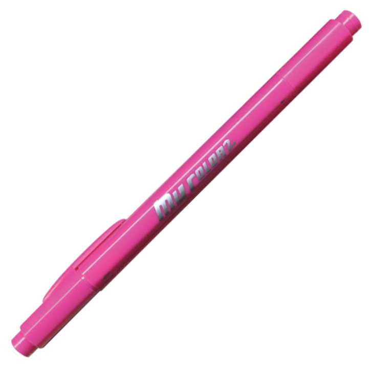 ปากกา MY COLOR 2 หัว DONG-A NO.60 สีชมพู