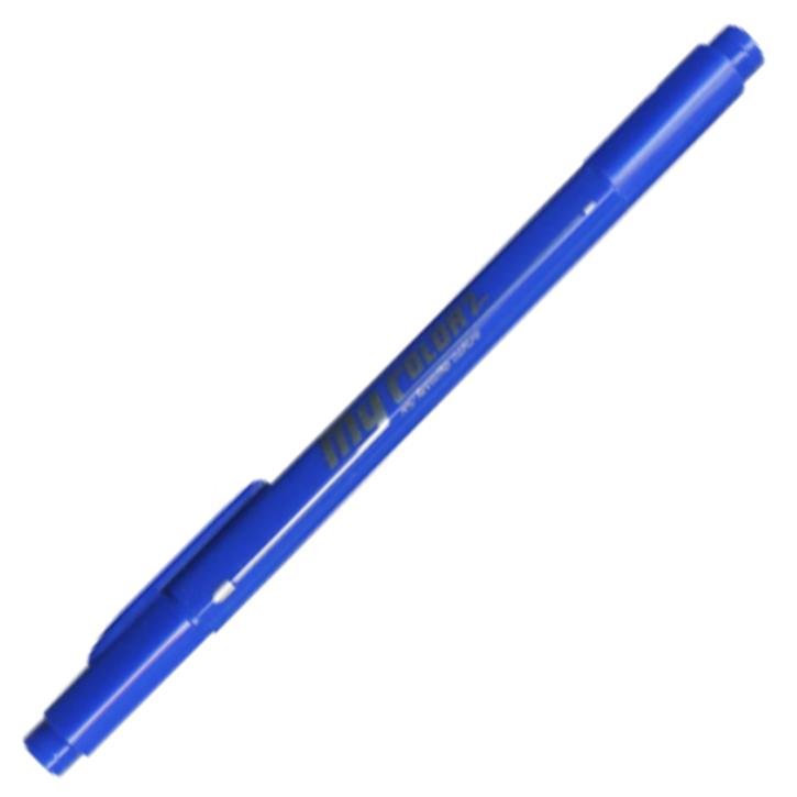 ปากกา MY COLOR 2 หัว DONG-A NO MC2.45 สีน้ำเงินคราม
